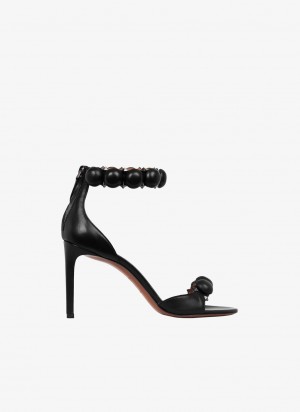 Black Women's Alaia Bombe Sandals Canada | D7O-6666