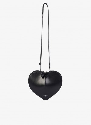 Black Women's Alaia Le Cœur Heart Bag Canada | F4D-9746