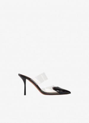 Black Women's Alaia Le Cœur Mules Canada | K1G-5017