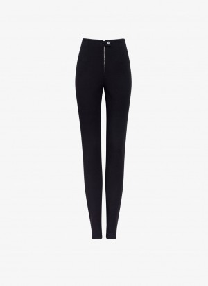 Black Women's Alaia Legging Pants Canada | V9Z-7128