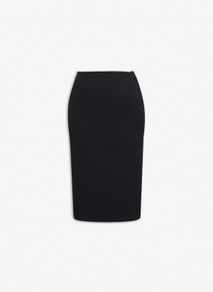 Black Women's Alaia Pencil Skirts Canada | X6S-8552