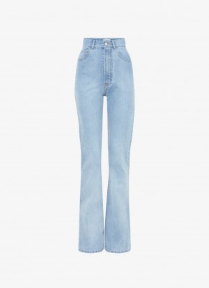 Blue Women's Alaia Long Bootcut Denim Pants Canada | L9Y-5652