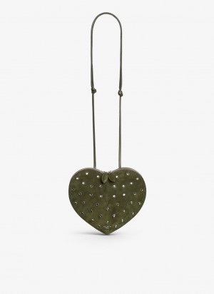 Green Women's Alaia Le Cœur Heart Bag Canada | S0S-2624