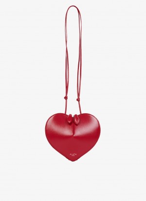 Lacquer Red Women's Alaia Le Cœur Heart Bag Canada | I3D-9258