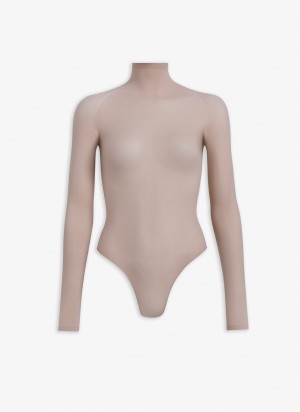 Nude Women's Alaia Second Skin Knit Body Bodysuits Canada | T8U-0344