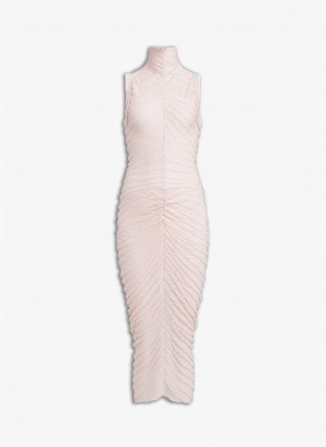 Nude Women's Alaia Sheer Sculpting Bodycon Dress Canada | Q8E-4554