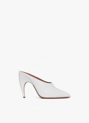 Nude Women's Alaia Spike Mules Canada | K7C-1812