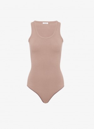 Nude Women's Alaia Tank Body Bodysuits Canada | V3Z-8926