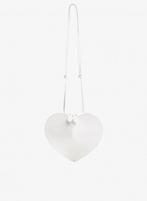 Optic White Women's Alaia Le Cœur Heart Bag Canada | R8S-3186