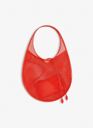 Orange Women's Alaia One Piece Medium Shoulder Bags Canada | Y0M-0282