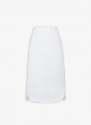 White Women's Alaia Mermaid Skirts Canada | P4P-3882