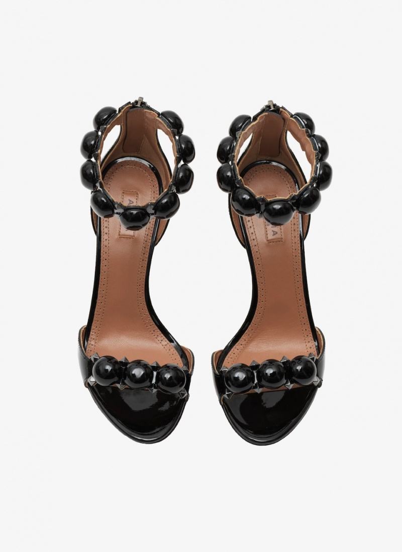 Black Women's Alaia Bombe Sandals Canada | A4S-5929