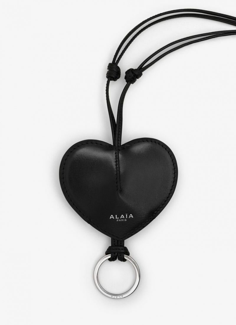 Black Women's Alaia Le Cœur Bell Key Holders Canada | H6P-2916