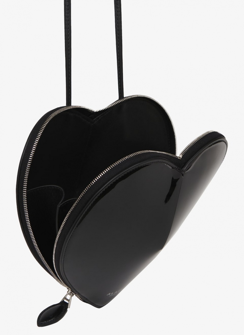 Black Women's Alaia Le Cœur Heart Bag Canada | L8O-4617