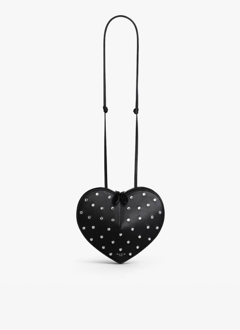 Black Women\'s Alaia Le Cœur Heart Bag Canada | L7G-9414