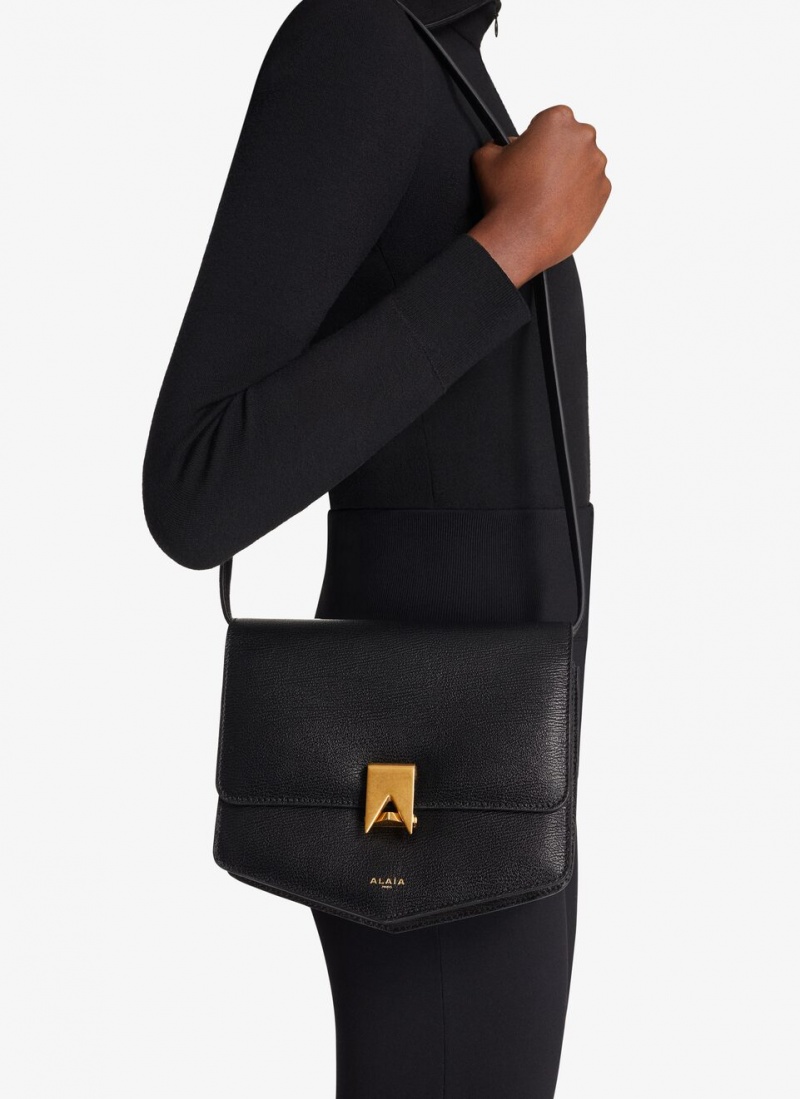 Black Women's Alaia Le Papa Shoulder Bags Canada | L2S-9822