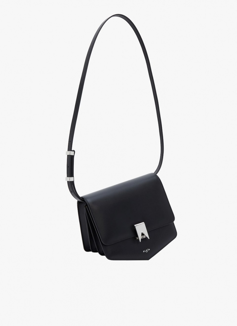 Black Women's Alaia Le Papa Shoulder Bags Canada | T7Y-5032