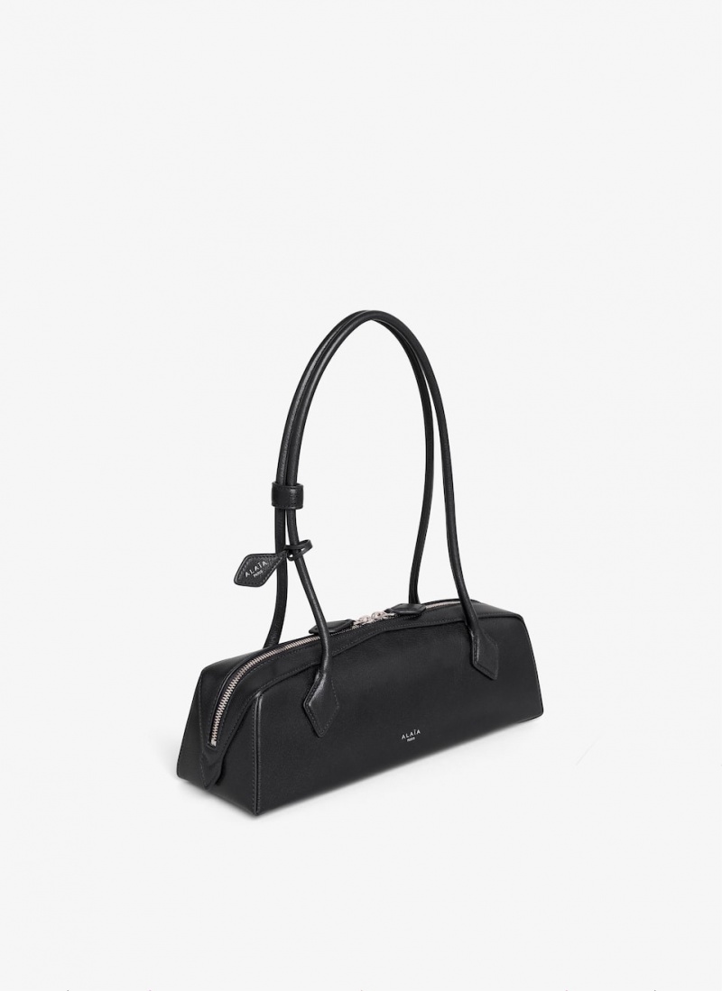 Black Women's Alaia Le Teckel Medium Shoulder Bags Canada | S7W-0564