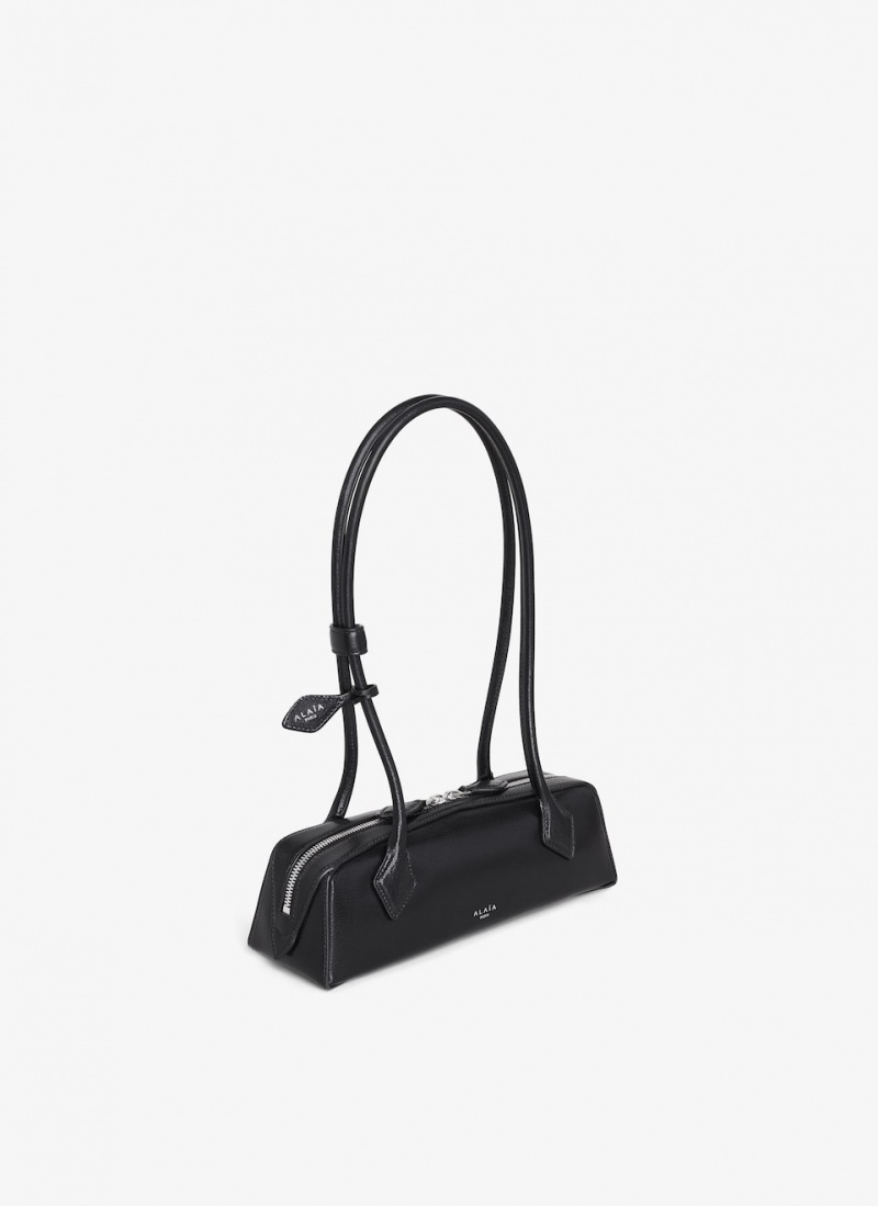 Black Women's Alaia Le Teckel Small Shoulder Bags Canada | N4F-6453