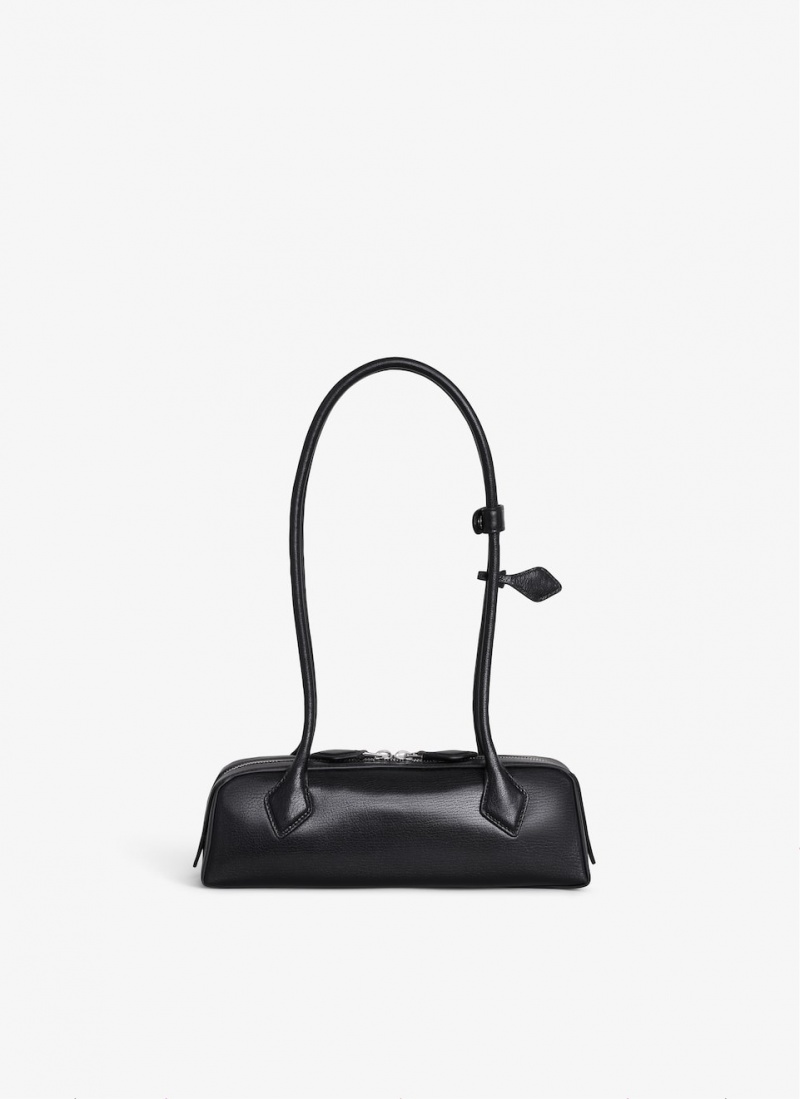 Black Women's Alaia Le Teckel Small Shoulder Bags Canada | N4F-6453