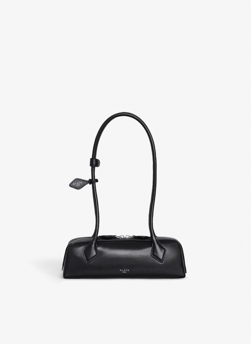 Black Women\'s Alaia Le Teckel Small Shoulder Bags Canada | N4F-6453