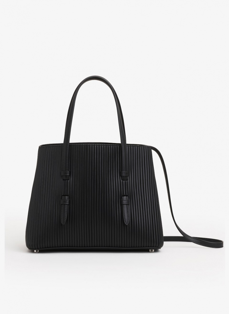 Black Women's Alaia Mina 25 Tote Bags Canada | Y1Q-5486