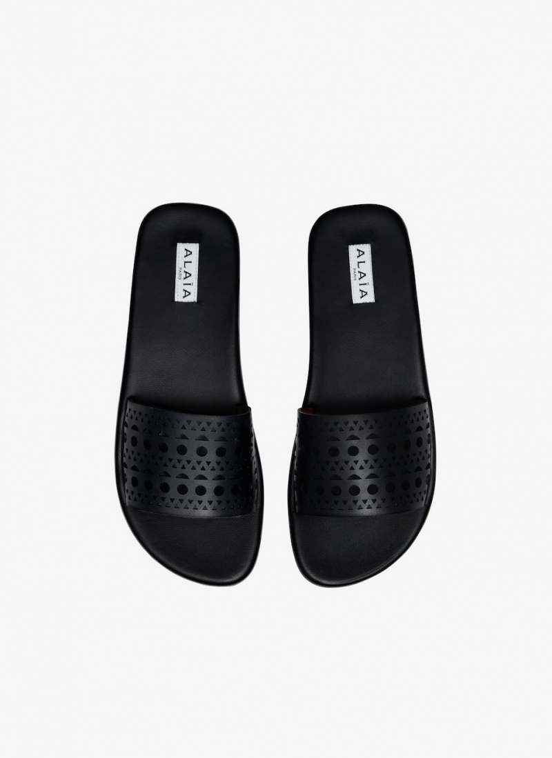 Black Women's Alaia Mules Mules Canada | R9B-0968