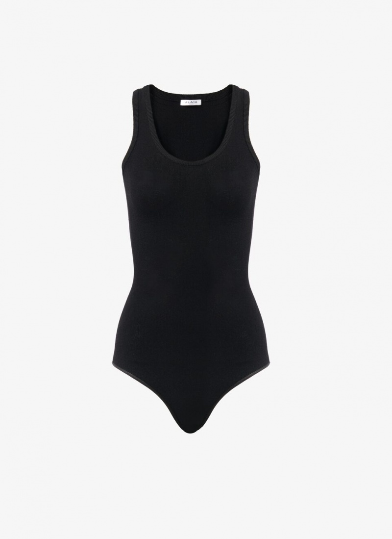 Black Women\'s Alaia Tank Body Bodysuits Canada | E3V-9520