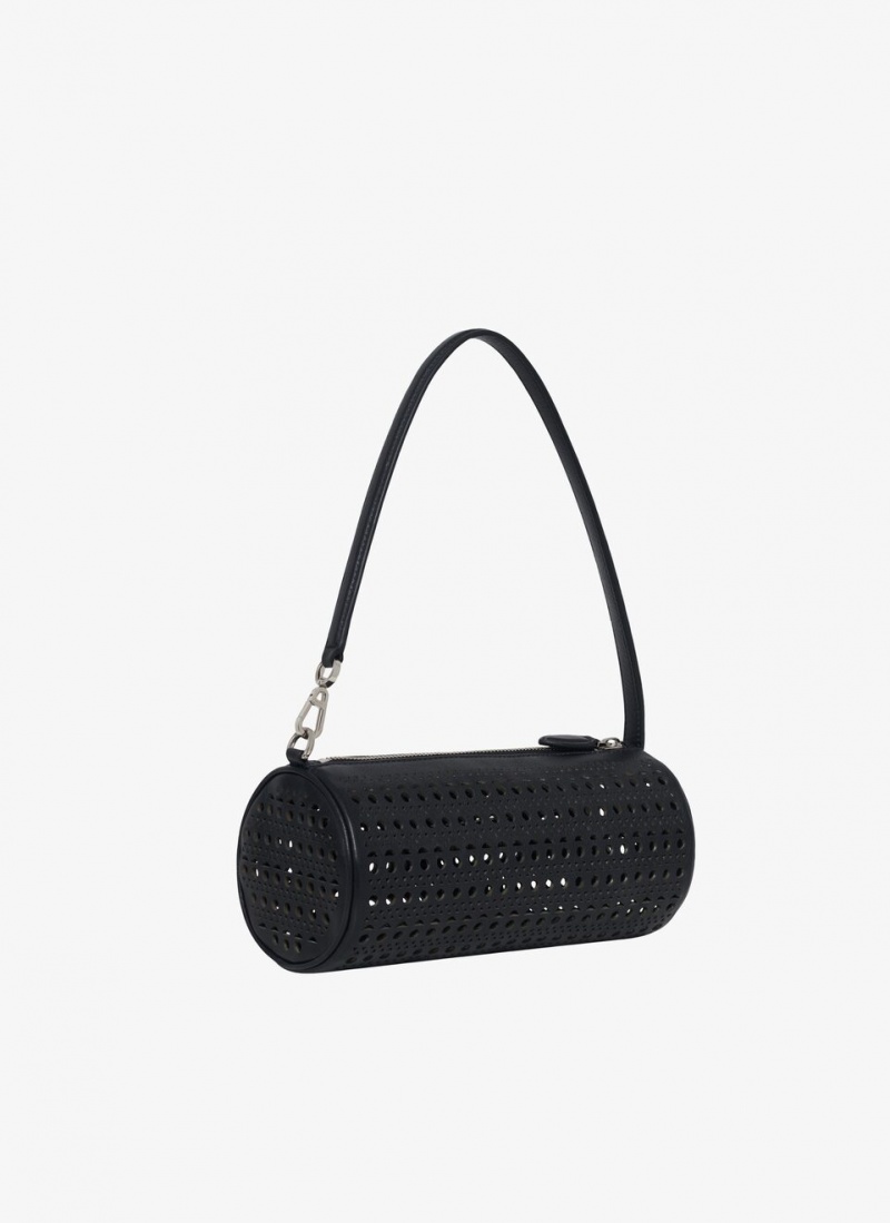 Black Women's Alaia Tube Shoulder Bags Canada | F9W-7276