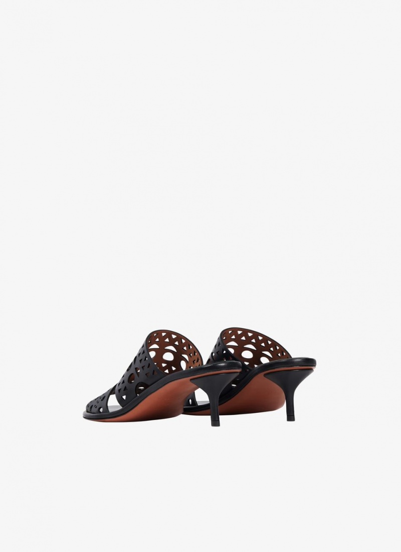 Black Women's Alaia Vienne Mules Canada | L8O-6638