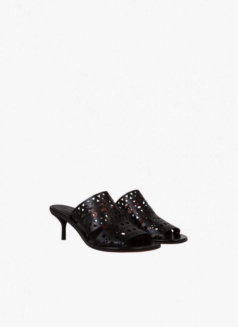 Black Women's Alaia Vienne Mules Canada | L8O-6638