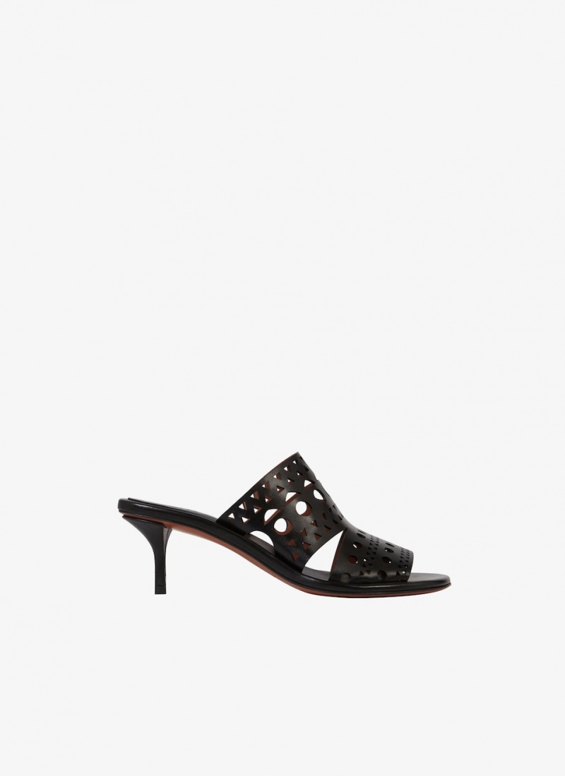 Black Women\'s Alaia Vienne Mules Canada | L8O-6638