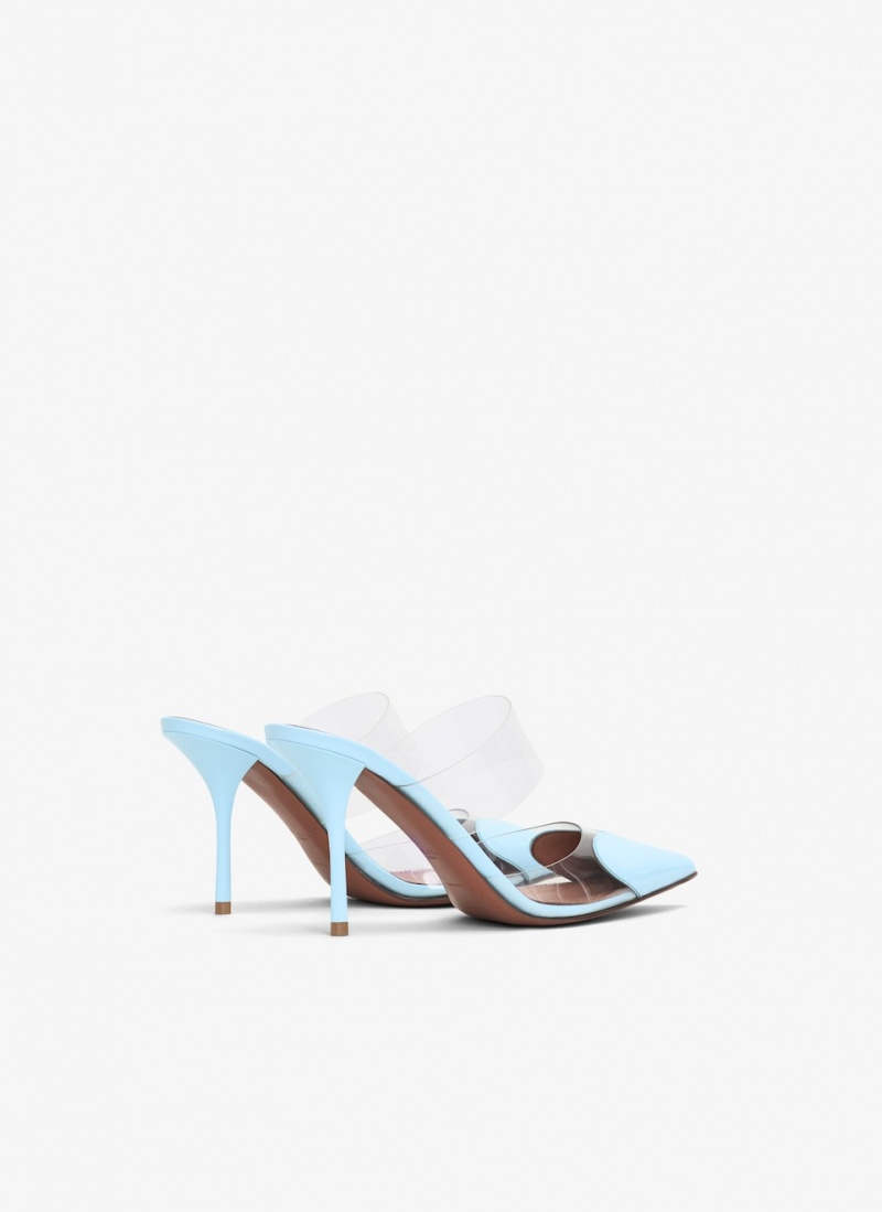 Blue Women's Alaia Le Cœur Mules Canada | E6Y-6630