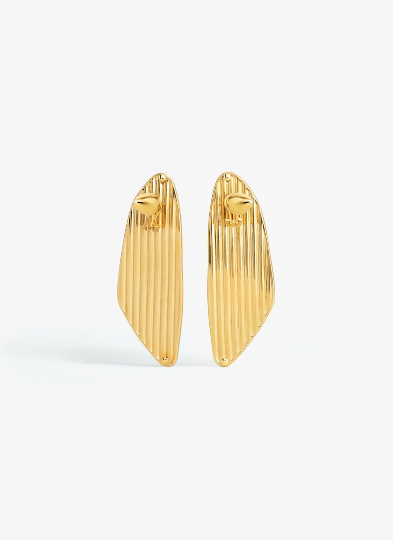 Gold Women's Alaia Bumper Earrings Canada | J8T-4468