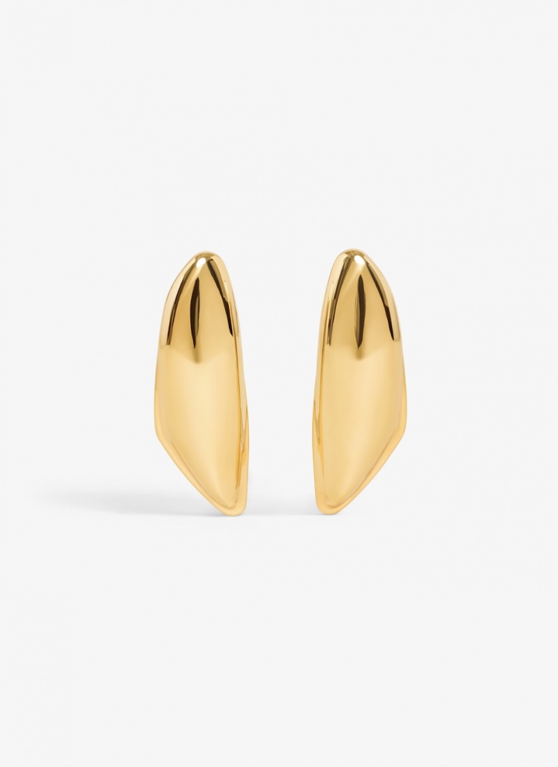 Gold Women\'s Alaia Bumper Earrings Canada | J8T-4468