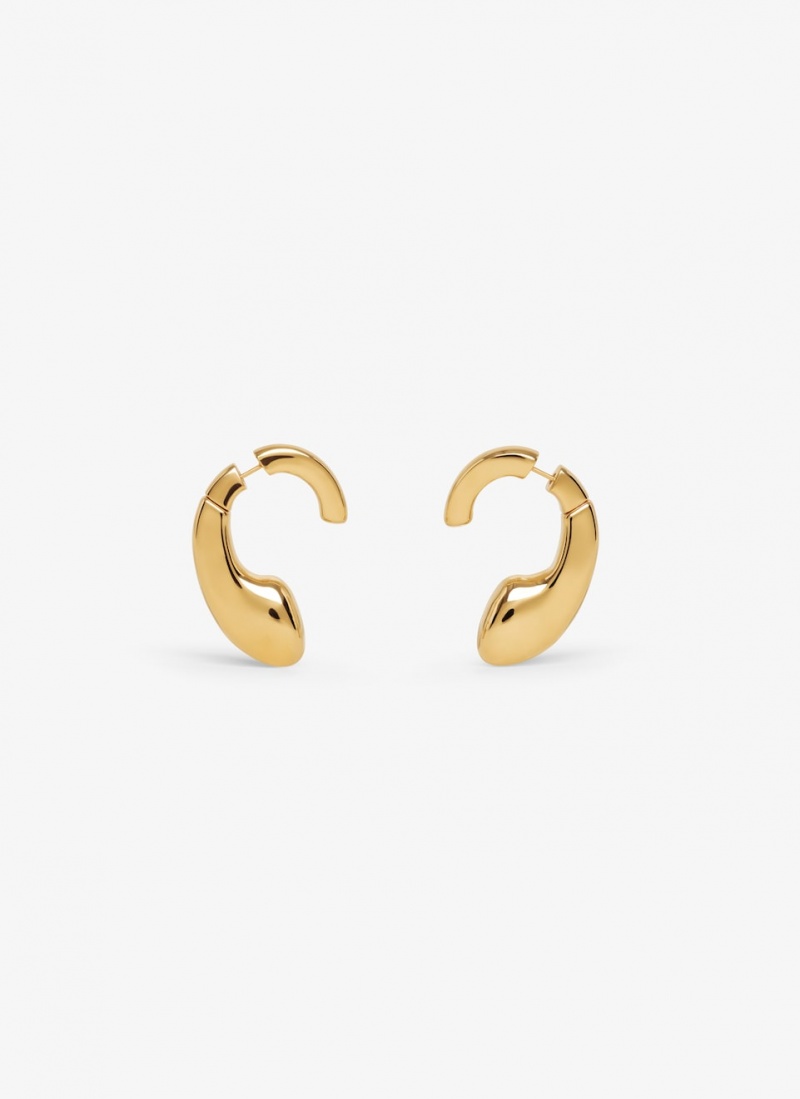 Gold Women\'s Alaia Drip Earrings Canada | H7E-4378