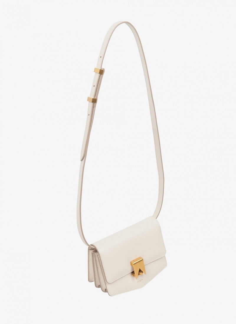 Ivory Women's Alaia Le Papa Small Shoulder Bags Canada | H7G-5632