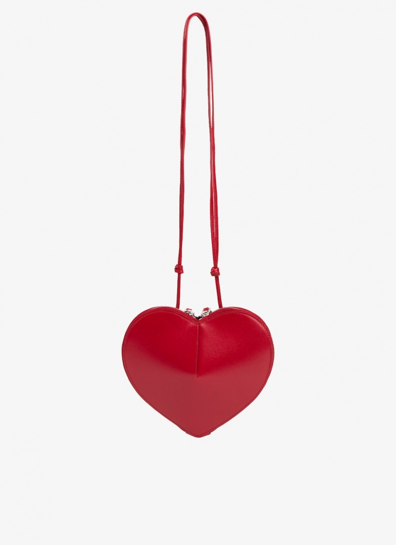 Lacquer Red Women's Alaia Le Cœur Heart Bag Canada | I3D-9258