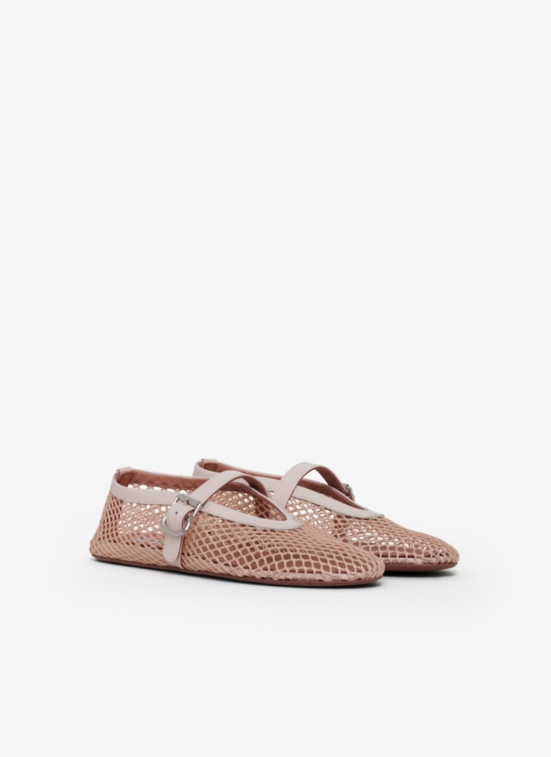 Nude Women's Alaia Ballet Flats Canada | V9E-2875