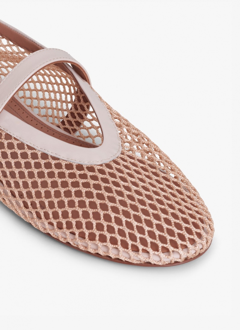 Nude Women's Alaia Ballet Flats Canada | V9E-2875