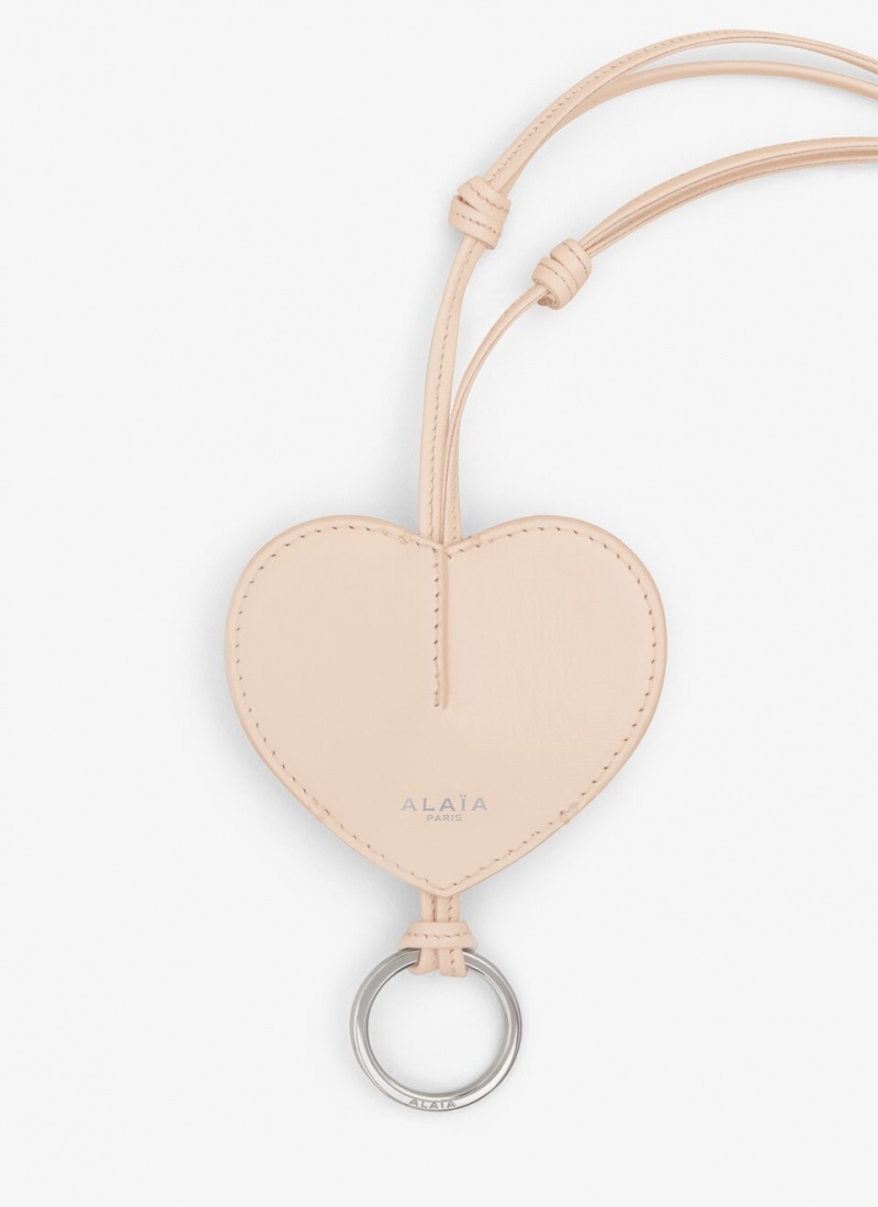 Nude Women's Alaia Le Cœur Bell Key Holders Canada | R4D-0737