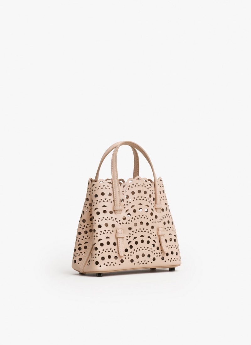 Nude Women's Alaia Mina 16 Tote Bags Canada | I2T-0836