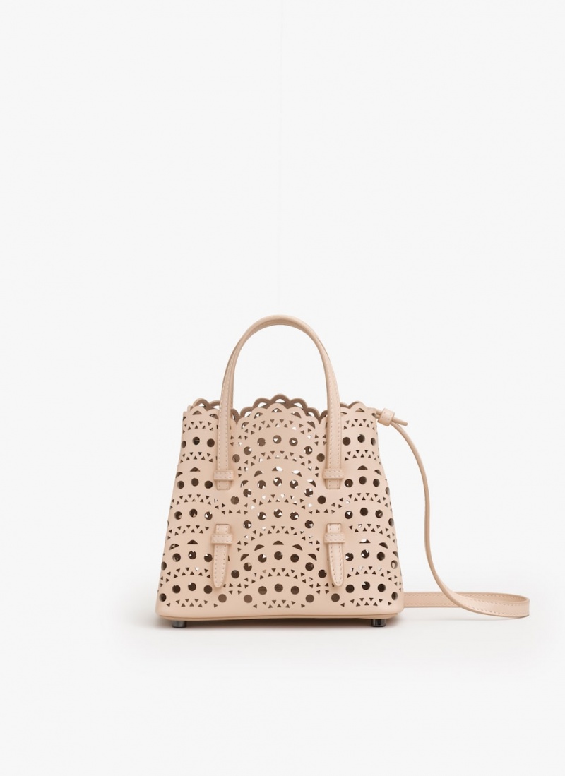 Nude Women's Alaia Mina 16 Tote Bags Canada | I2T-0836