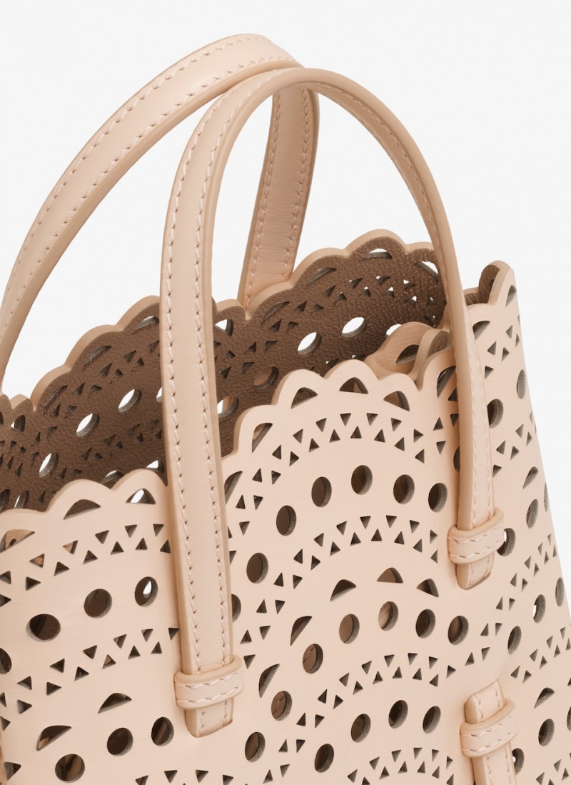 Nude Women's Alaia Mina 16 Tote Bags Canada | I2T-0836