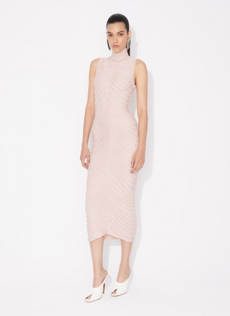 Nude Women's Alaia Sheer Sculpting Bodycon Dress Canada | Q8E-4554