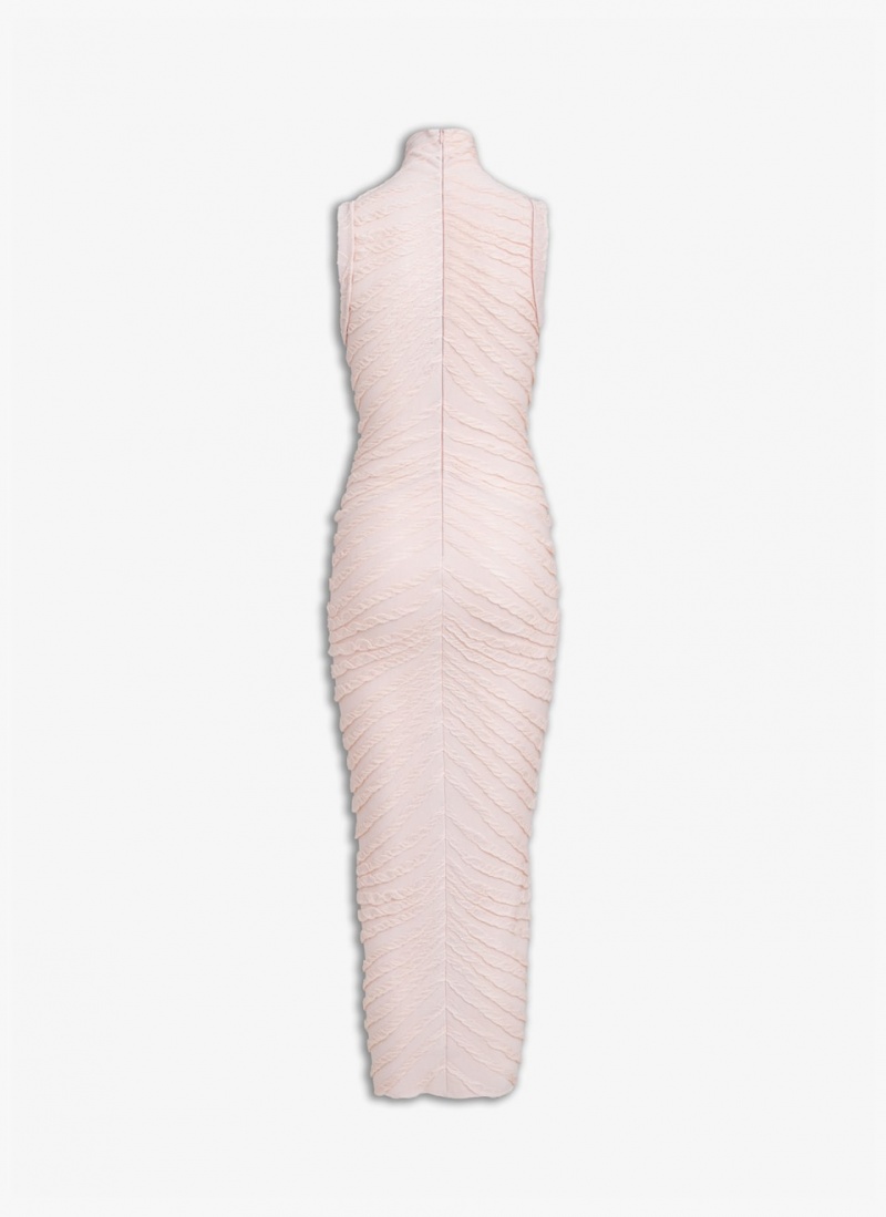 Nude Women's Alaia Sheer Sculpting Bodycon Dress Canada | Q8E-4554