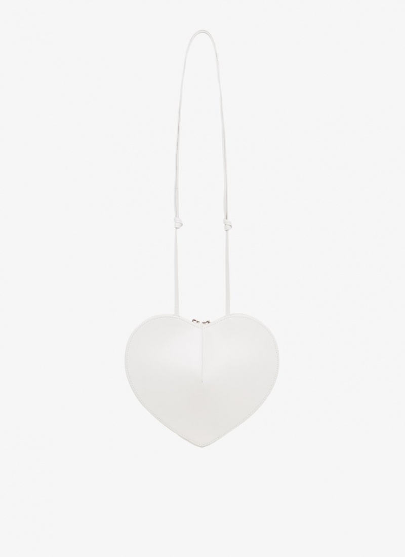 Optic White Women's Alaia Le Cœur Heart Bag Canada | R8S-3186