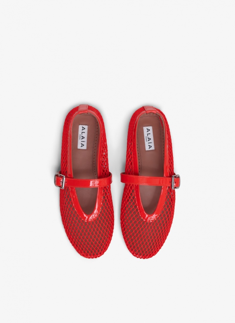 Orange Women's Alaia Ballet Flats Canada | H5G-4229