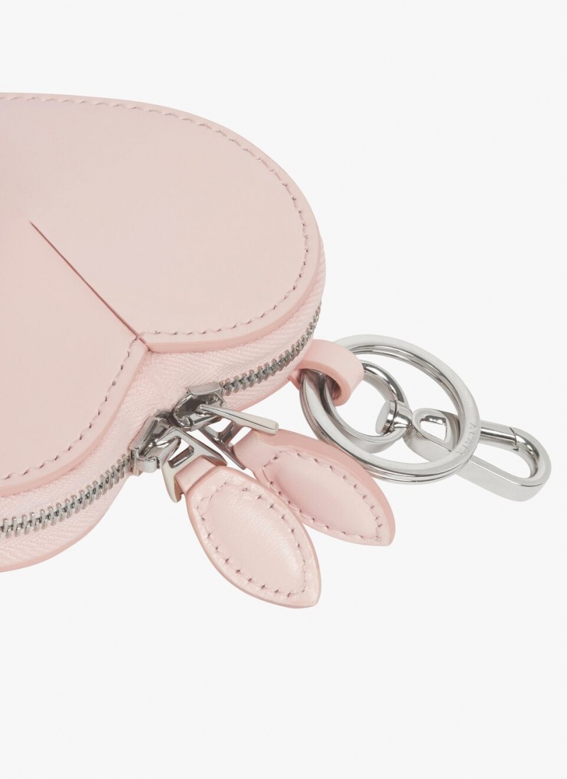 Pink Women's Alaia Le Cœur Coin Purse Wallets Canada | O0W-7922