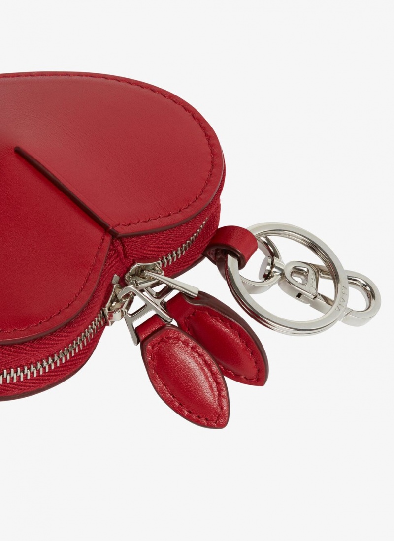 Red Women's Alaia Le Cœur Coin Purse Wallets Canada | I5A-8020